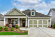 55+ homes: Kelly model home with welcoming front porch and barrier-free entry.