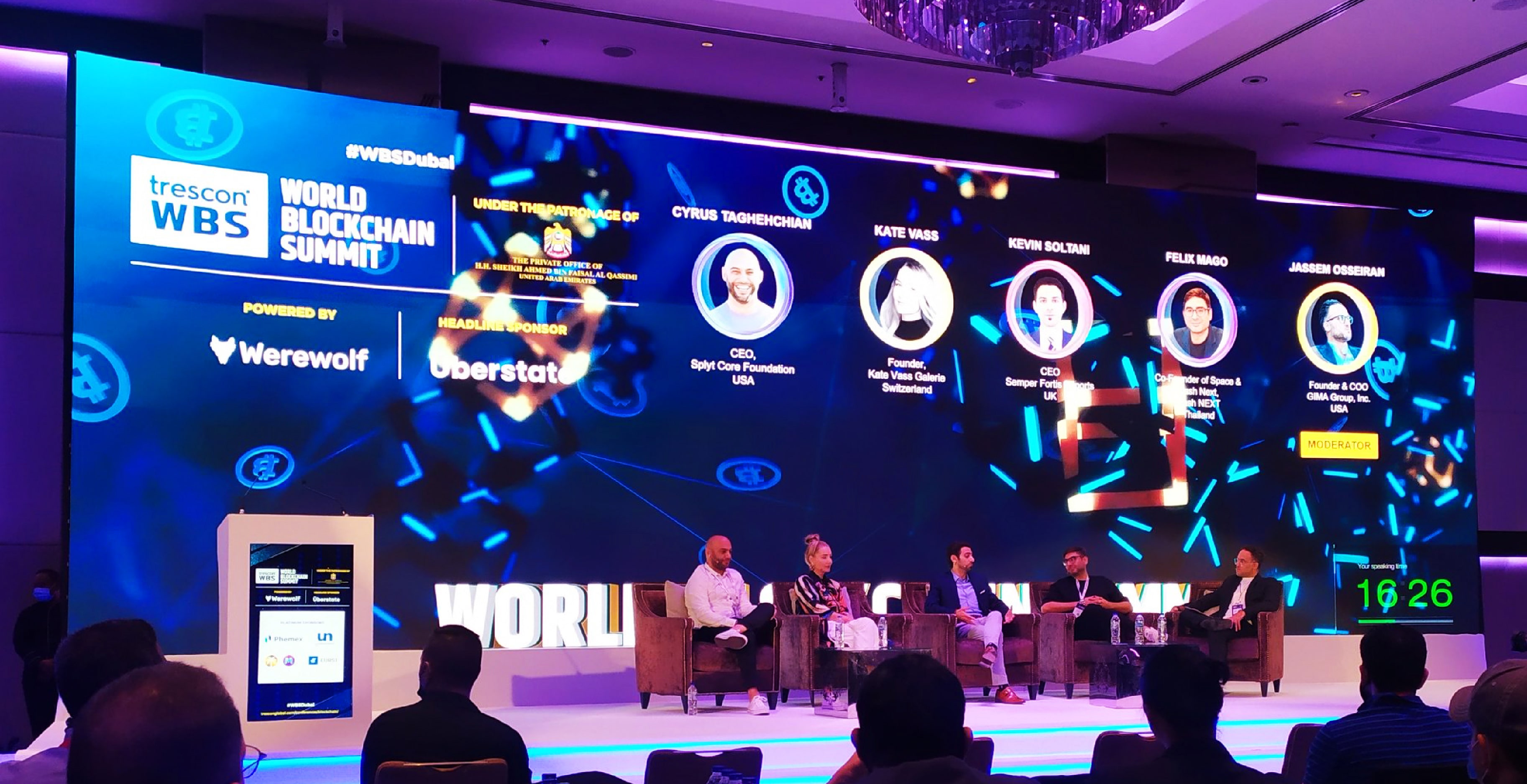 BitcoinDeFi (BTCDF) Presents at World Blockchain Summit Dubai 2021
