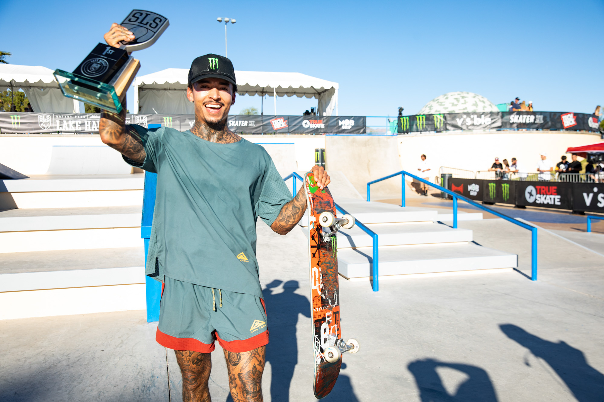 Monster Energy’s Nyjah Huston Wins SLS Championship Tour Stop Two in Lake Havasu