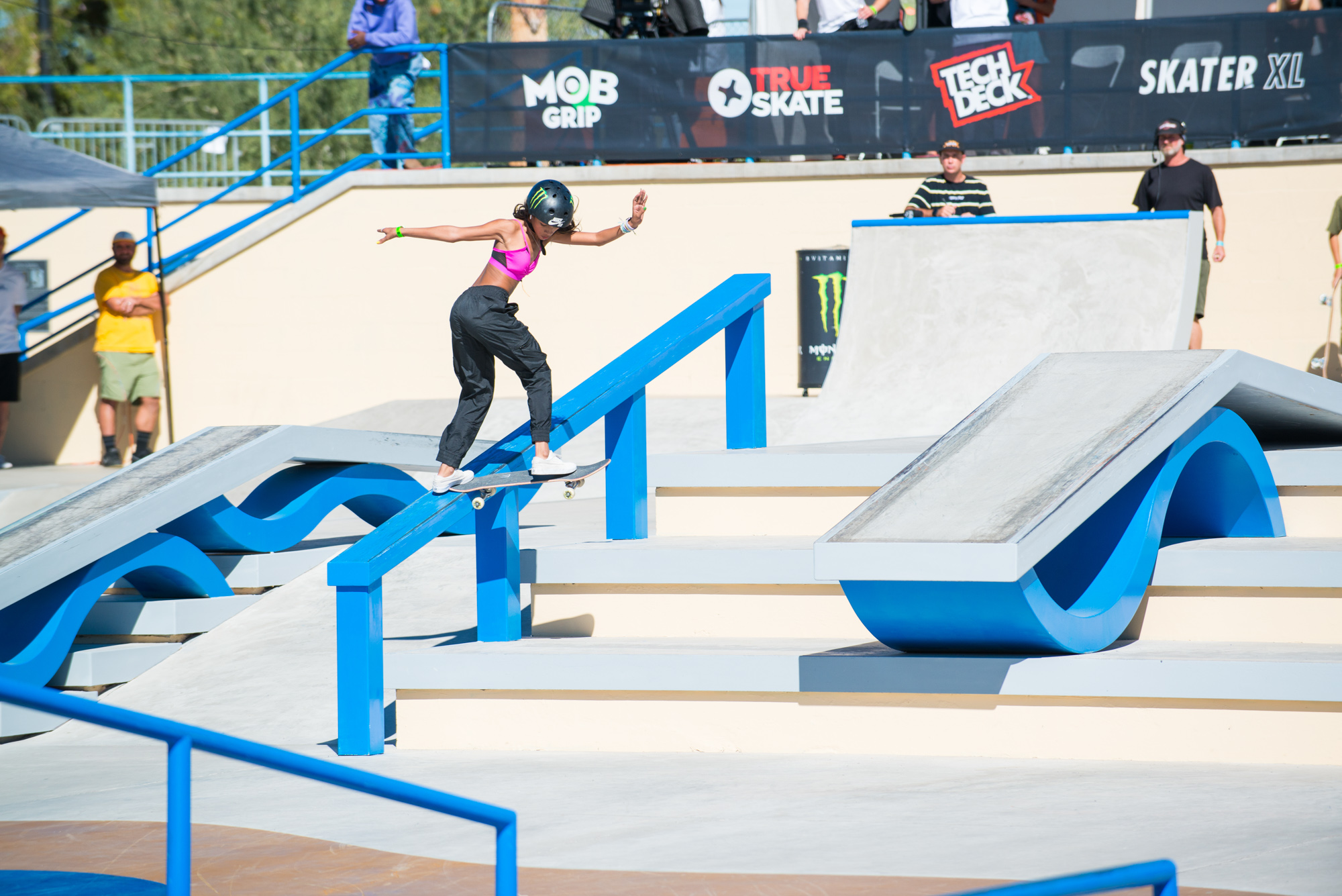 Monster Energy's Rayssa Leal Wins SLS Championship Tour at Stop Two in Lake Havasu in Women's Skateboard Street