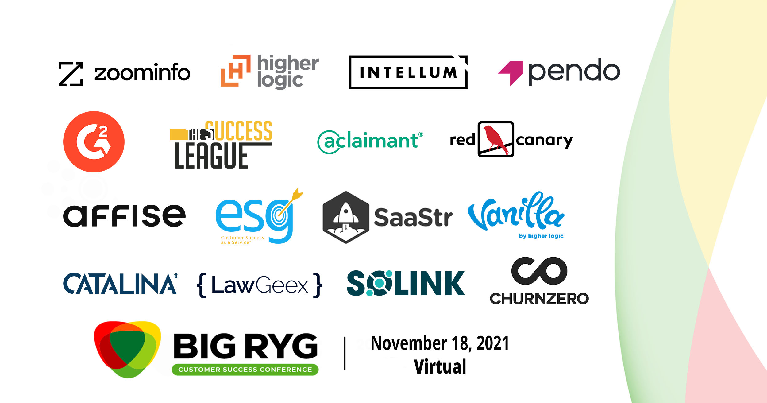 2021 BIG RYG Virtual Conference Speakers & Sponsors