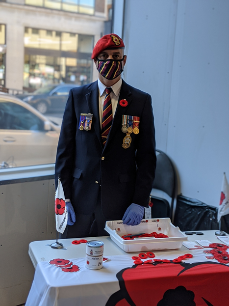 Colin Robinson, Veteran and Honorary Colonel, Royal Montreal Regiment (RMR)