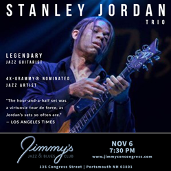 Stanley Jordan at Jimmy's Jazz & Blues Club