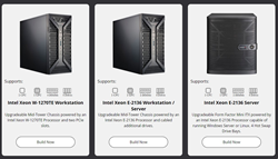 Supermicro customizable workstations and servers