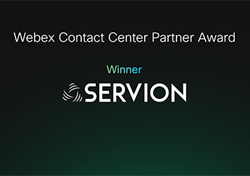 Webex Contact Center Partner Award