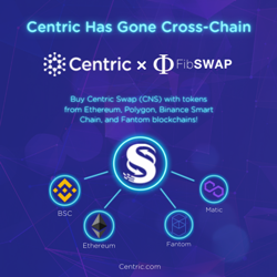 Thumb image for Buy Centric Swap (CNS) with Ethereum, Polygon, Binance Smart Chain, and Fantom Blockchain Tokens