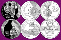 2022 Purple Heart Hall of Honor Commemorative Coins