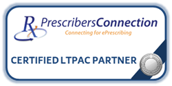 PrescribersConnection Certified LTPAC Partner Seal