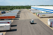 Outrider's Autonomous Vehicle moves as part of daily operations at Chicagoland distribution center.