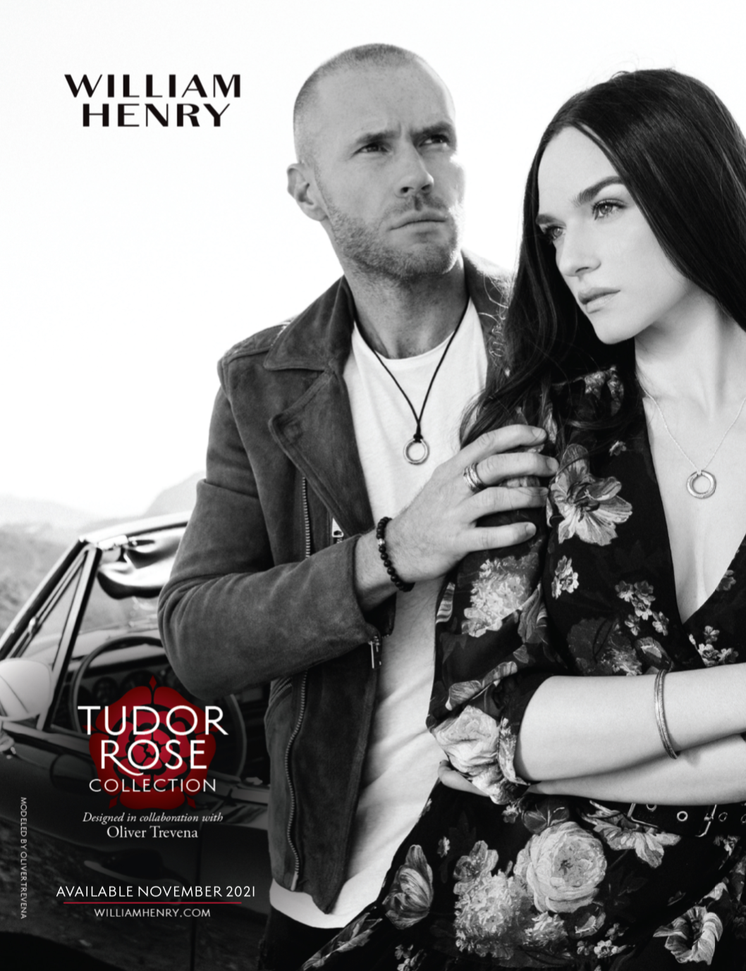 Another image from the Tudor Rose ad campaign showcasing the Unisex collection