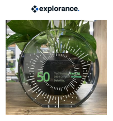 Explorance is a 2021 winner of the Technology Fast 500 and 50 awards