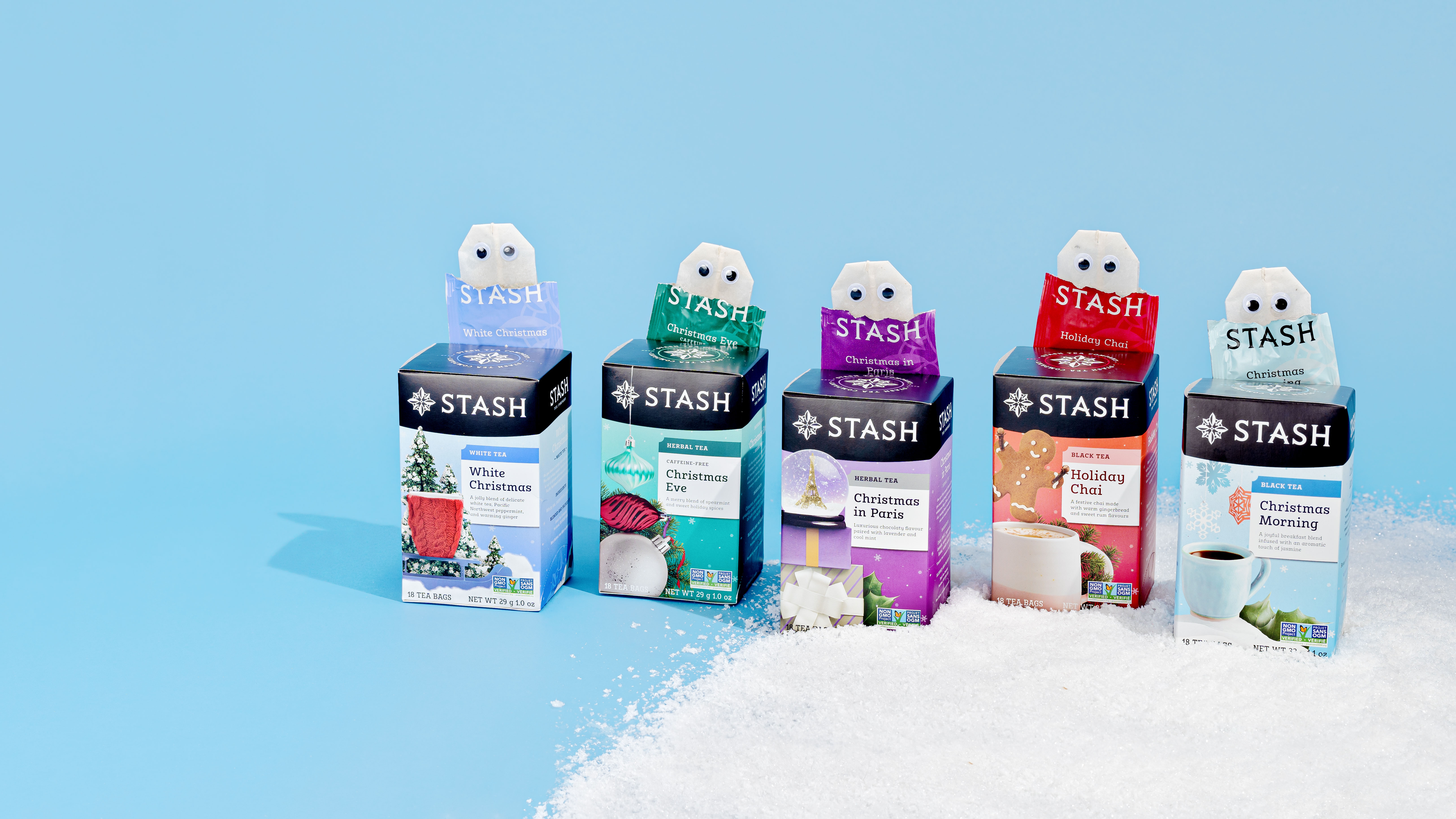 Stash Tea's Limited Edition Holiday Flavors.