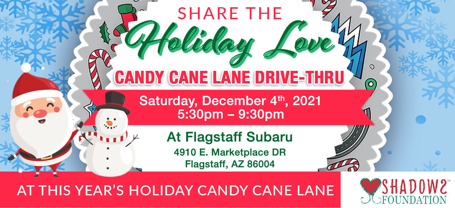 Share the Holiday Love at Flagstaff Subaru’s 2nd Annual Candy Cane Lane Drive Thru