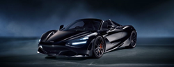 2022 McLaren 720S Spider front and side view