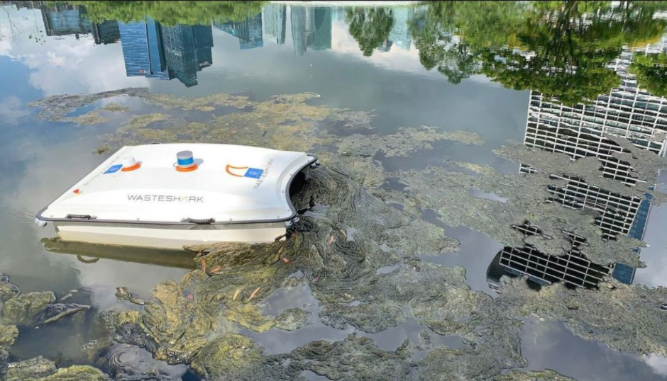 WasteShark: An autonomous aqua-drone that cleans pollution from waterways and collects water quality data. (CES Innovation Award Honoree)