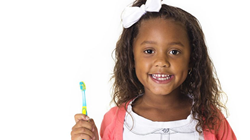 Smiling Kid with Brush