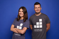 Dan Hnatkovskyy and Sofia Vyshnevska, co-founders at Propertymate