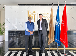 Dilip Puri (Indian School of Hospitality founder) and Benoit Etienne Domenget (Sommet Education CEO)