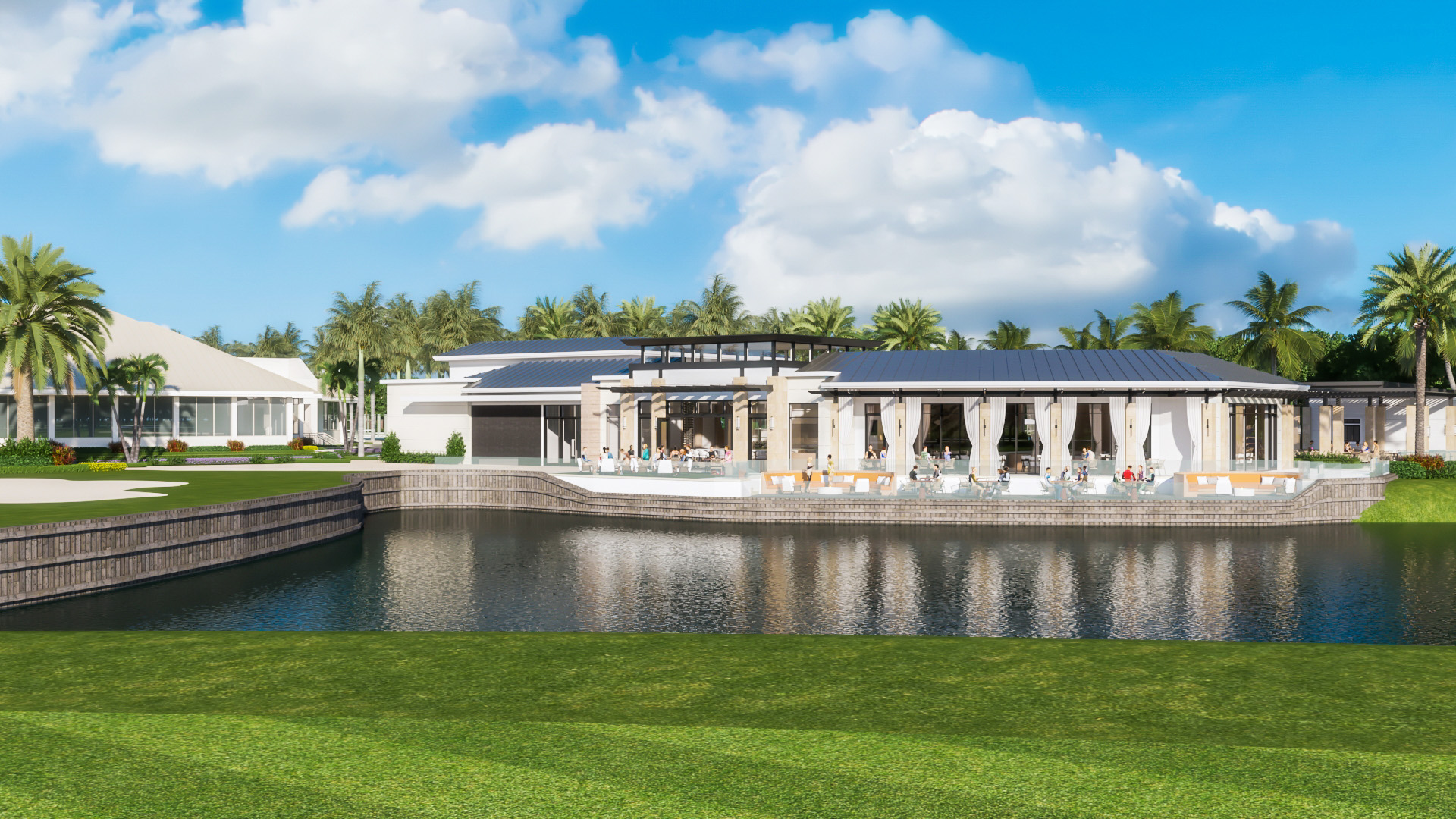 St. Andrews Country Club's  All-New Lakeside Restaurant