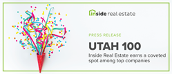 Thumb image for Inside Real Estate named to Utah 100, MWCNs annual list of fastest-growing companies