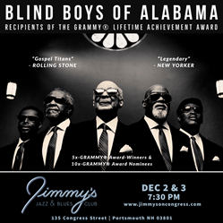 Blind Boys of Alabama at Jimmy's Jazz & Blues Club