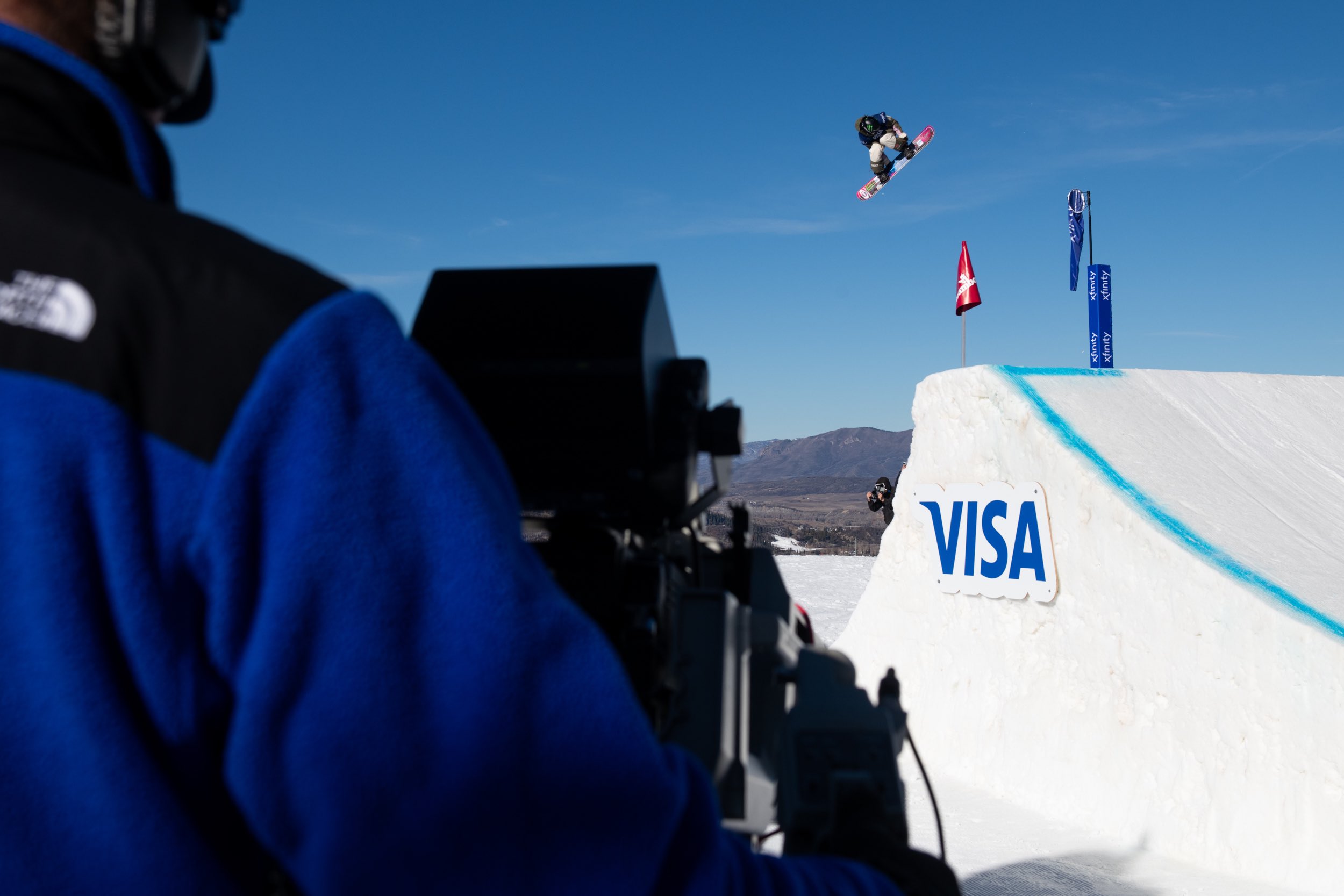 Monster Energy’s Annika Morgan from Germany Takes Third Place in Women’s Snowboard Big Air at the FIS World Cup in Steamboat, CO