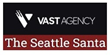 VAST Agency and The Seattle Santa Logo