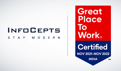Thumb image for InfoCepts Earns Great Place to Work Certification in 2021