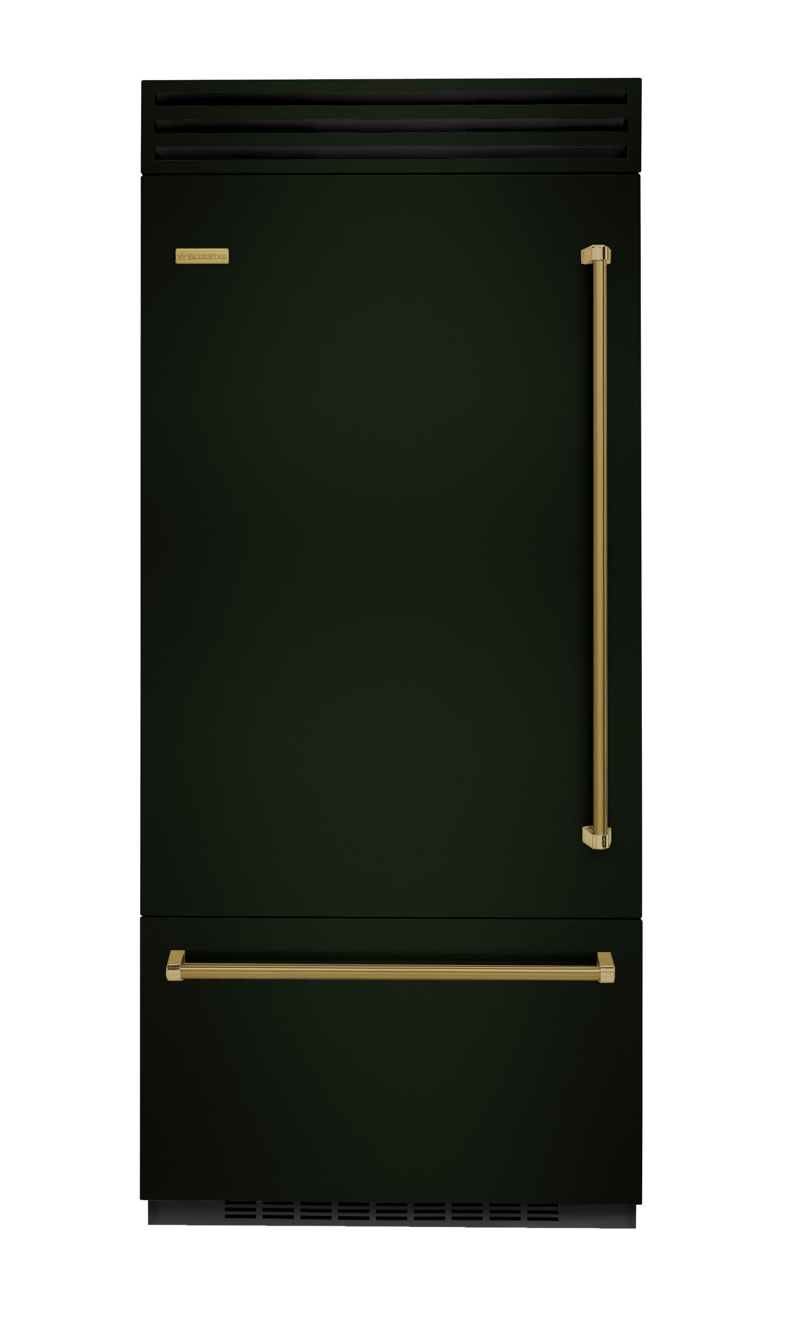 BlueStar 2022 Color of the Year - Built-In Refrigerator Green With Envy