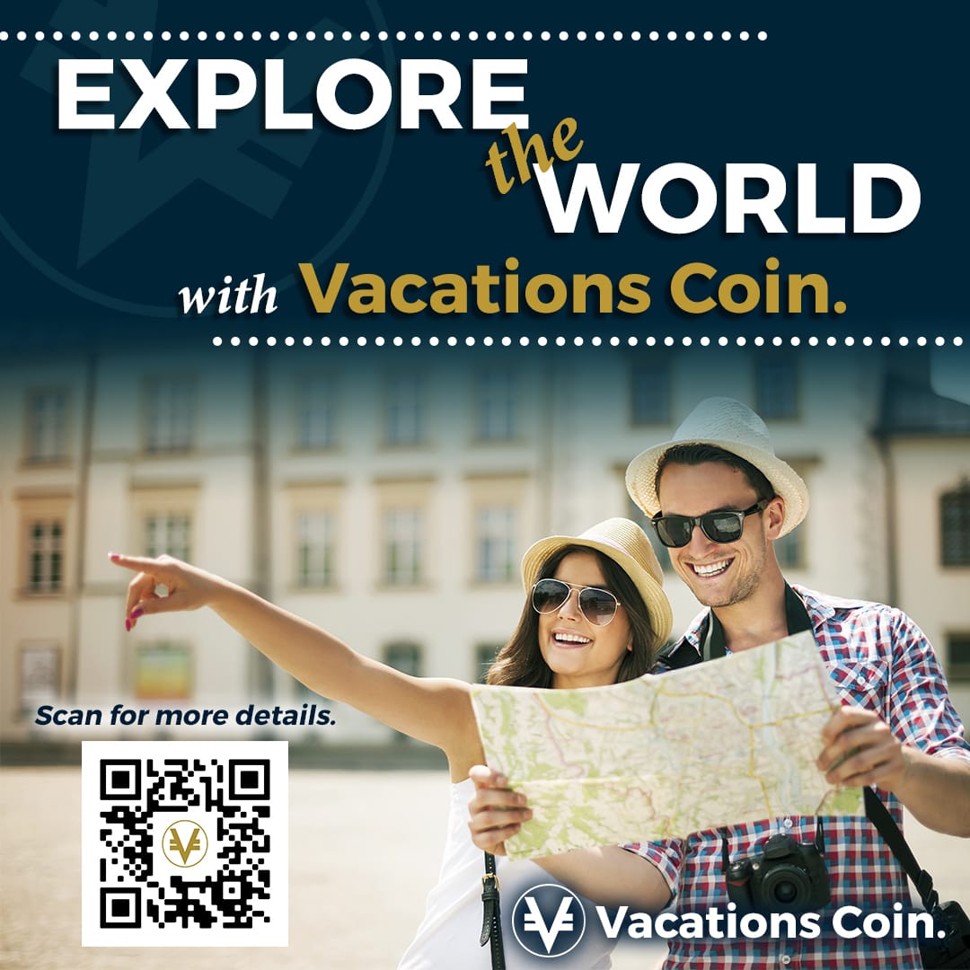 Expand your world with Vacations Coin.
