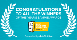 Influitive Announces 2021 Best Advocate Marketing (BAMMIE) Award Winners