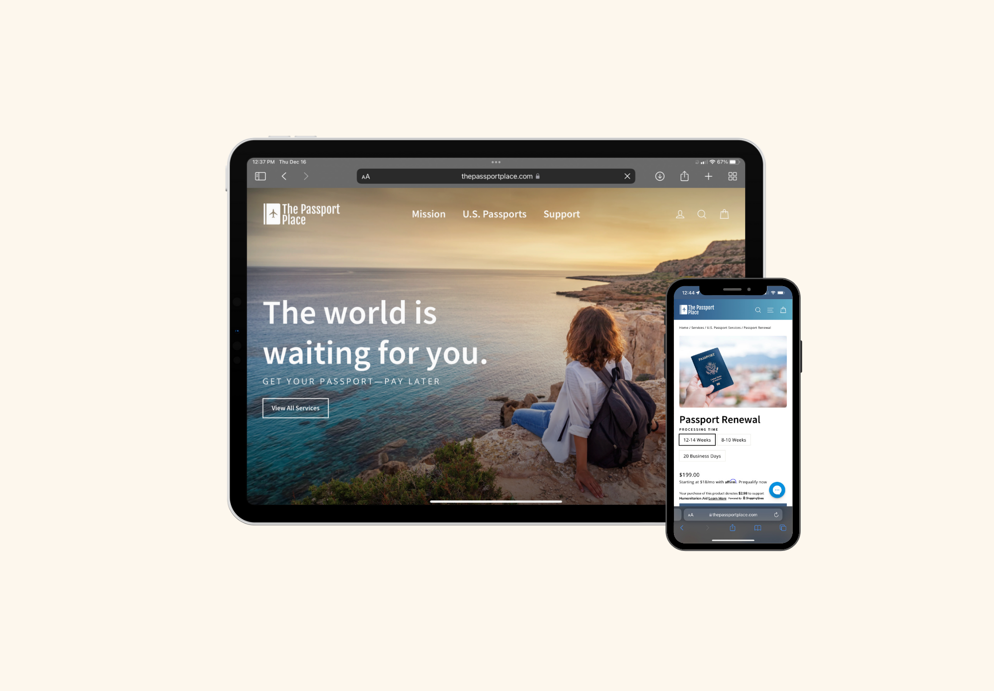 The Passport Place | iPad and iPhone