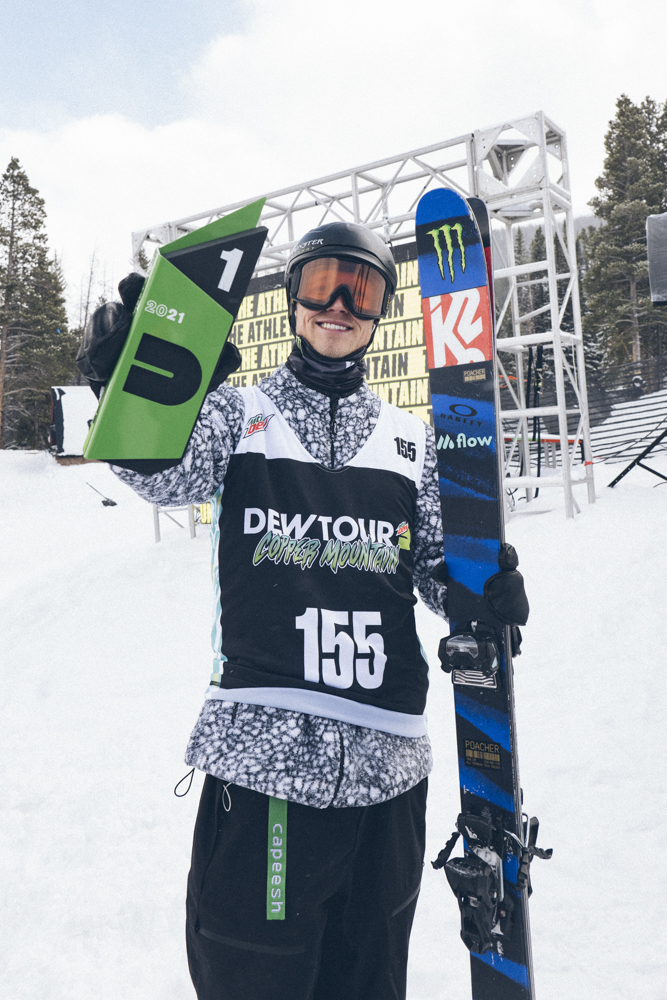 Monster Energy's Colby Stevenson Takes 1st Place in Men’s Ski Slopestyle at Dew Tour Copper
