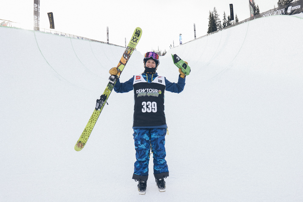 Monster Army's Hanna Faulhaber Takes Third Place in Women’s Ski Superpipe at Dew Tour Copper