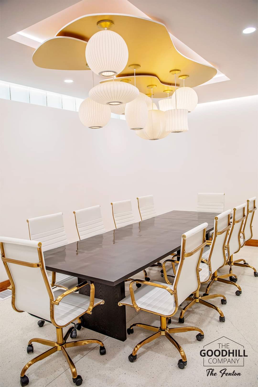 This conference room at The Fenton is an ethereal, inspiring space