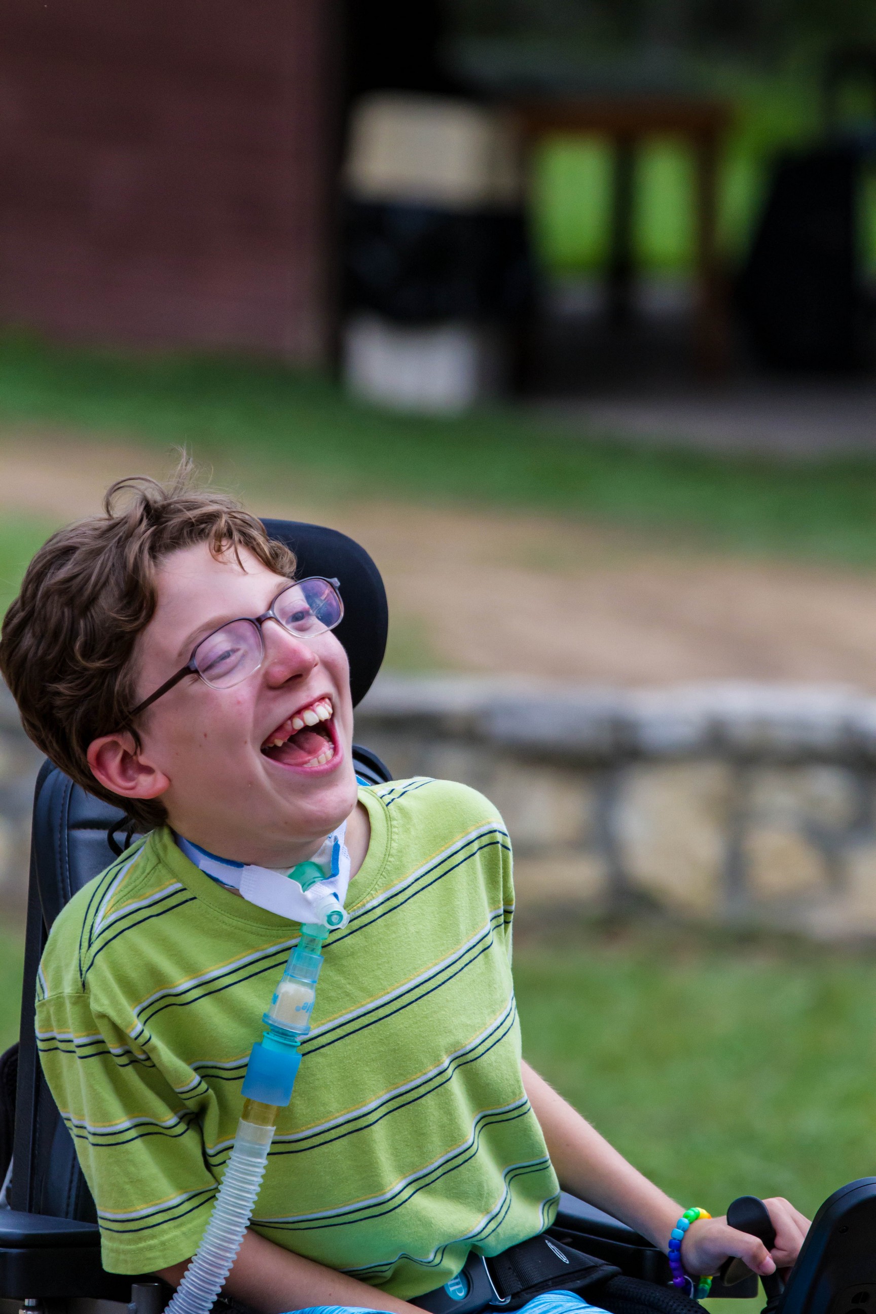CAMPER enjoying Camp CAMP for children with special needs