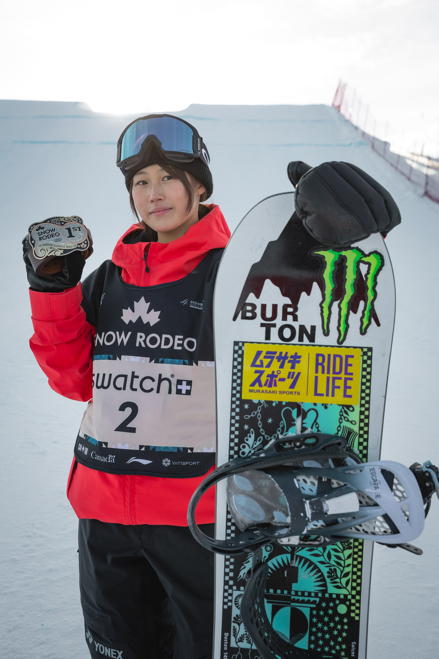 Monster Energy’s Kokomo Murase Claims Victory in Women’s Snowboard Slopestyle at Snow Rodeo Competition in Calgary