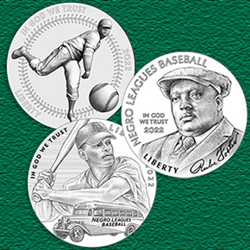 2022 Negro Leagues Baseball Commemorative Coin, Obverse Designs