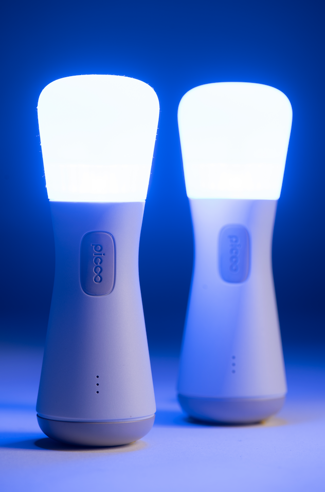 Two Picoos with Blue Lights