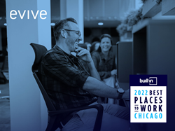 Evive Recognized for Chicago Best Places to Work, Best Midsize Companies to Work for and Chicago Best Benefits and Perks