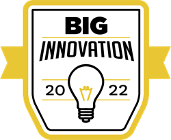 Yellow logo for the BIG Innovation Award