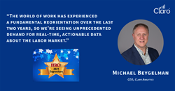 Thumb image for Claro Analytics CEO Michael Beygelman Named 2021 HR Superstar By HRO Today