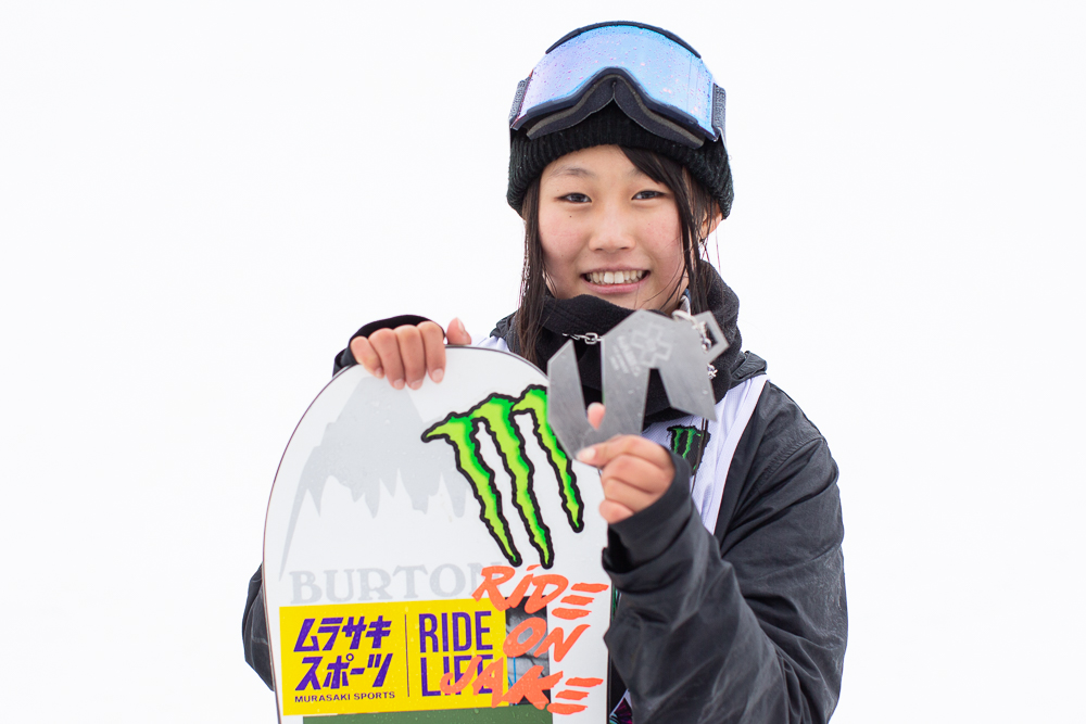 Monster Energy's Kokomo Murase will be competing in Women's Snowboard Slopestyle and Women's Snowboard Big Air at X Games Aspen 2022