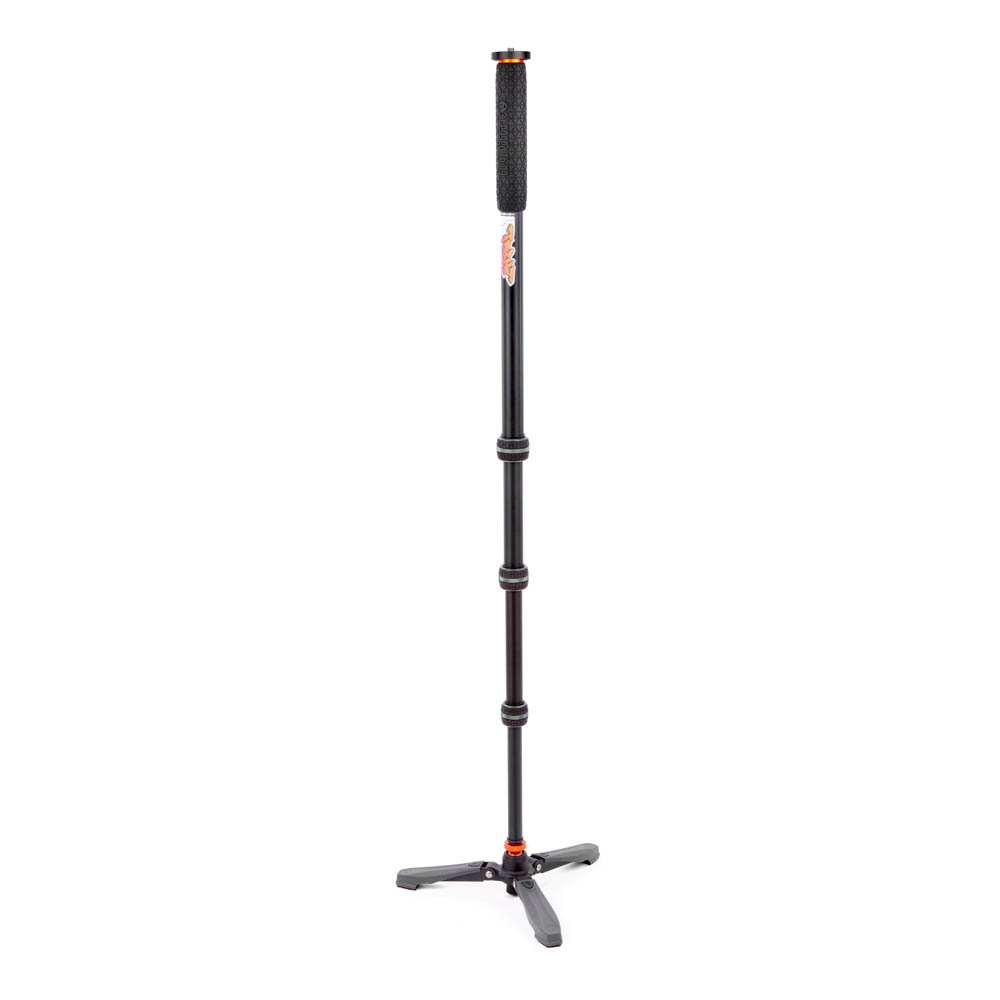 3 Legged Thing Punks Trent 2.0 monopod in Metallic Slate Grey with Docz foot stabiliser