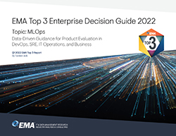 Report cover of EMA Top 3 Decision Guide for MLOps in 2022