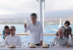 President Lasso on the Galapagos Legend from Go Galapagos - Klein Tours