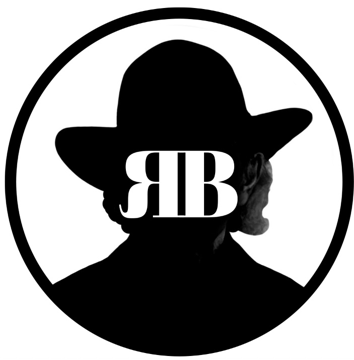 To stand out as a unique brand in sync with his “Pignon Scorbion” series, Author Rick Bleiweiss released a custom author logo with his initials and a hat silhouette - his trademark look.