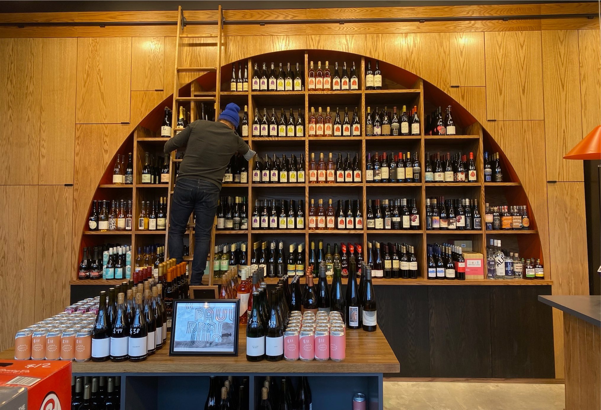 The bar and shop at Paul Brady Wine in Beacon, NY will feature an array of New York state wines and craft beverages. Find details and online store at PaulBradyWine.com.