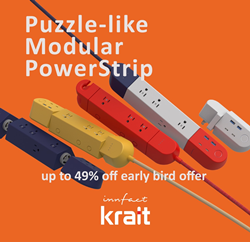 Thumb image for INNFACT announced Krait Puzzle-like Modular PowerStrip on INDIEGOGO