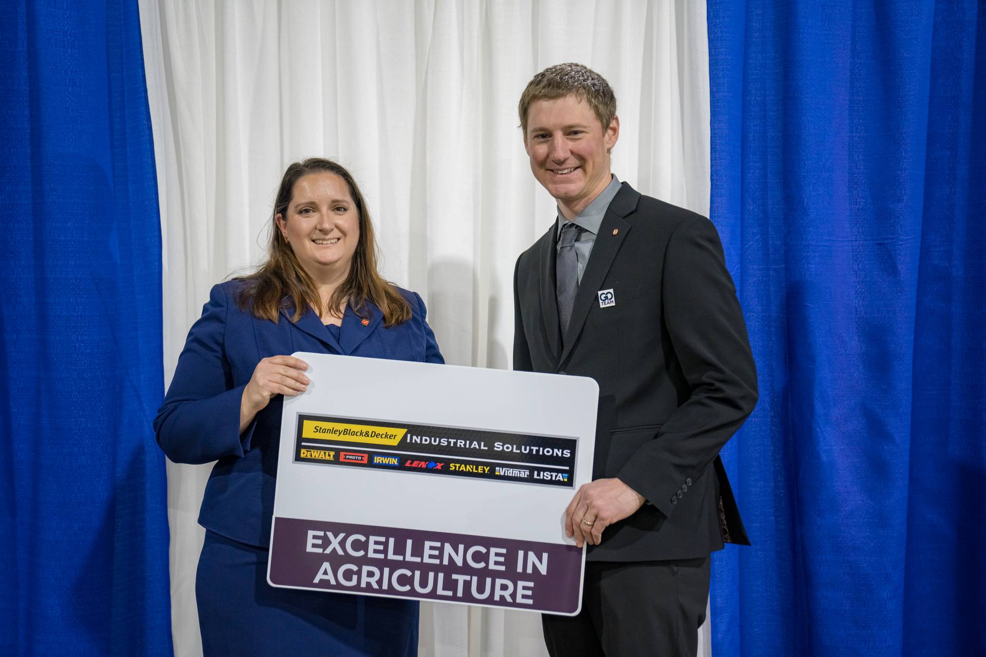 Kayla Griffith, from Lothian, Maryland, won third place in Excellence in Agriculture, receiving a cash prize from American Ag, numerous Case IH gifts, and Stanley Black & Decker merchandise.